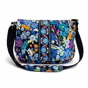 Vera Bradley Quilted Diaper Bag "Midnight Blues" 14x10"